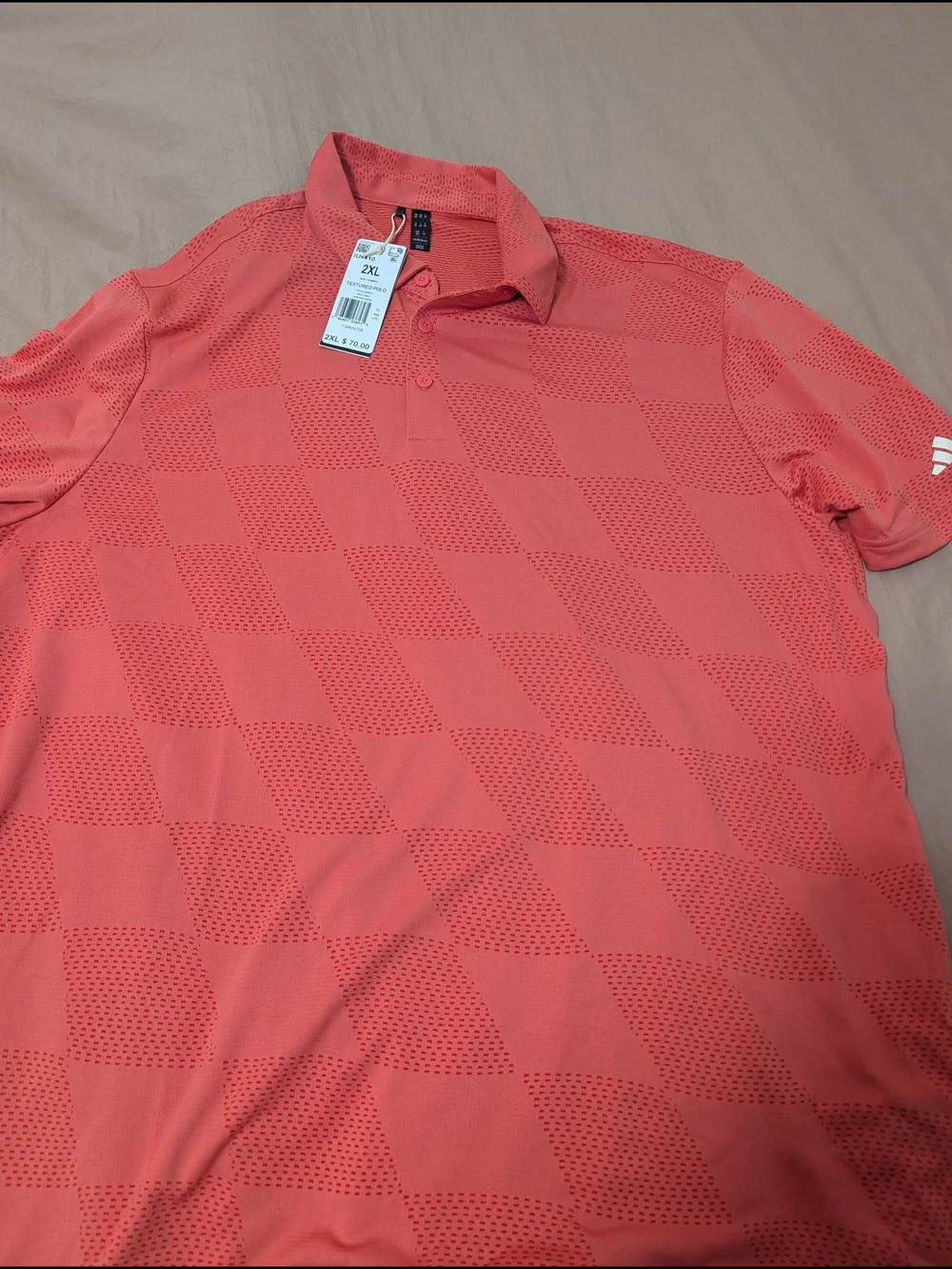 adidas Men's Coral Performance Polo